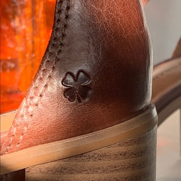 Lucky Brand Sabeni Brown Suede Heels with Chunky Block Heel - Picture 7 of 16